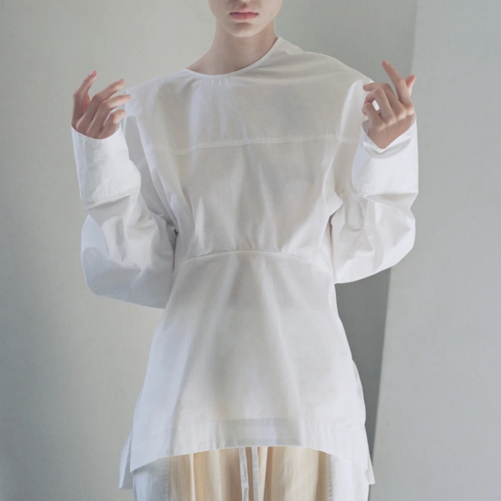 Rachel Comey white long sleeve top blouse shirt